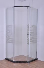 Quadrant-Dusch-Einschließungs-Spiegel der Gewohnheits-900MM Glas-Dimond-Form-Gelenk-Tür