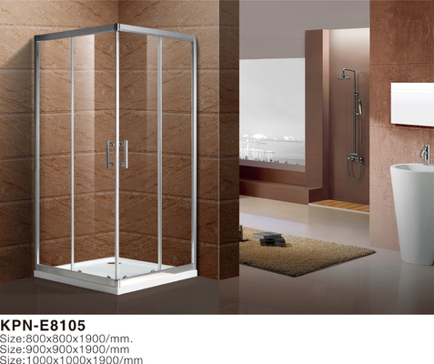 Quadrat 5mm milderte Glas-900x900x2000mm Badezimmer gebogene Eckduscheinschließung, Dusche und Bad-Einschließungen