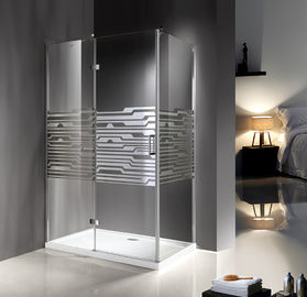 Moderne beiliegende Duscheinschließungen des Glas-1200 x 800 mit 5Cm ABS Behälter