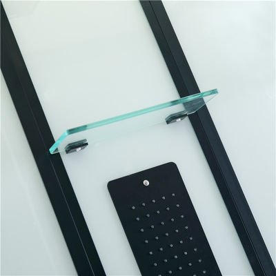 Rechteckige freie stehende Quadrant-Duschkabinen mit transparenter ausgeglichener örtlich festgelegter Glasplatte