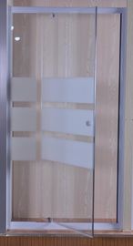 Siebdruck-Glasgelenk-Scharnier-Duschtür 900 x 1850 Millimeter-CER SGS-Bescheinigung