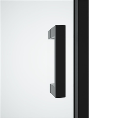 schwarze rostfreie gleitende 6mm ausgeglichene Glasdusche Door1200X1950mm