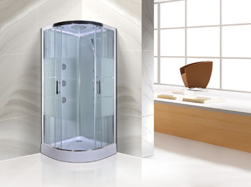 Transparente Quadrant-Badezimmer-Duschkabinen mit großen Massage-Jets