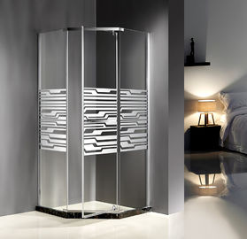 Quadrant-Dusch-Einschließungs-Spiegel der Gewohnheits-900MM Glas-Dimond-Form-Gelenk-Tür