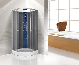 Einfache Struktur-gebogene Duschkabine-Aluminiumfarbe mit Duschhalter