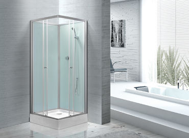 Eignungs-Hallen Glaskabine der dusche800 x 800 mit silbernem Aluminiumrahmen