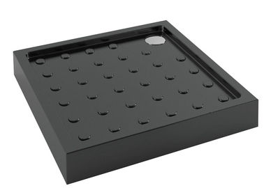 Schwarze ABS nicht Beleg-Punkt-Badezimmer-Duschbehälter, quadratische Duschwanne