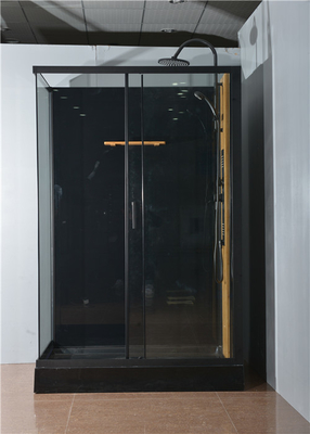 Duschkabine mit weißem Acrylschwarzem Aluminium des behälters 1200*800*2250cm