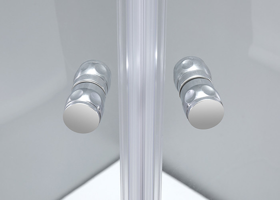Gebogene Eckduscheinschließung, 900x900x2000mm Dusche und Bad-Einschließungen chromieren Aluminium