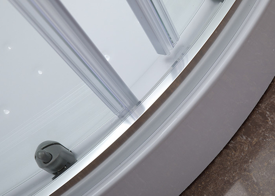 Gebogene Eckduscheinschließung, 900x900x2000mm Dusche und Bad-Einschließungen chromieren Aluminium