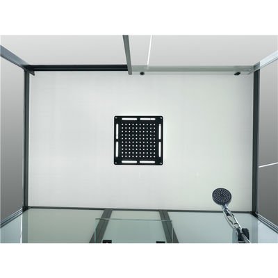 Rechteckige freie stehende Quadrant-Duschkabinen mit transparenter ausgeglichener örtlich festgelegter Glasplatte