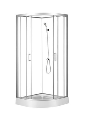 Aluminiumlegierungs-Rahmen-Hartglas-Duschkabine Cirle 900*900*2150mm
